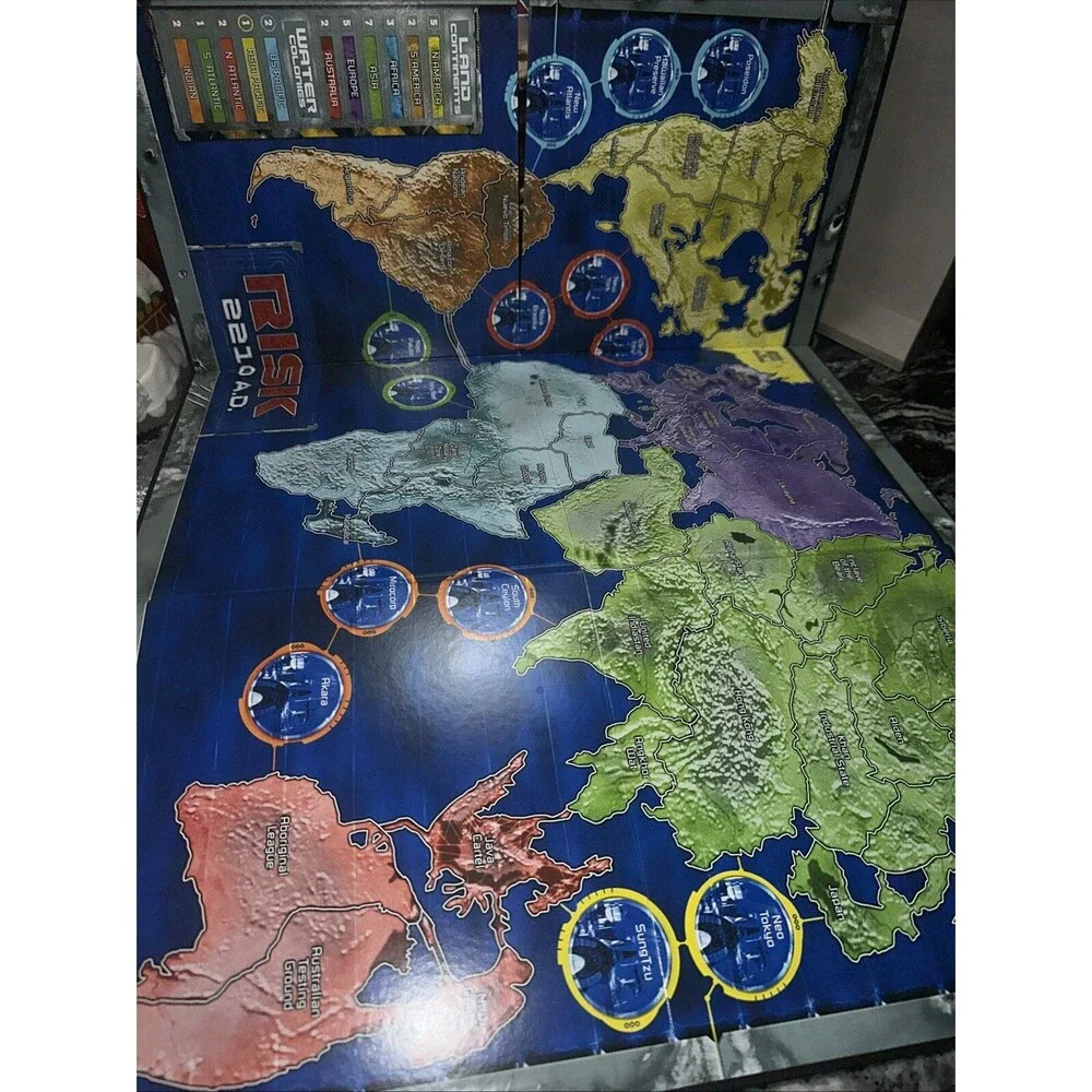 Risk 2210 AD Board Game Avalon Hill 2003 Edition Global Domination Complete